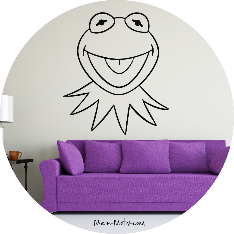 Preview: Wandtattoo 46175 Kermit der Frosch - Muppet Show